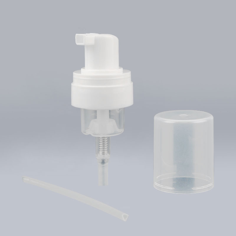 Cosmetic packaging foam pump for plastic bottles